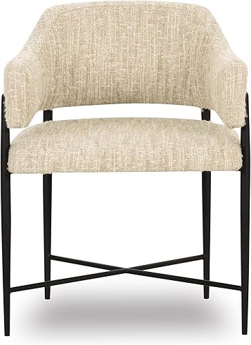 Miniatura 7 de Tov Furniture Sezanne Silla de comedor (crema, Performance Boucle) Performance Boucle,Piel vegana,2-Piel vegana