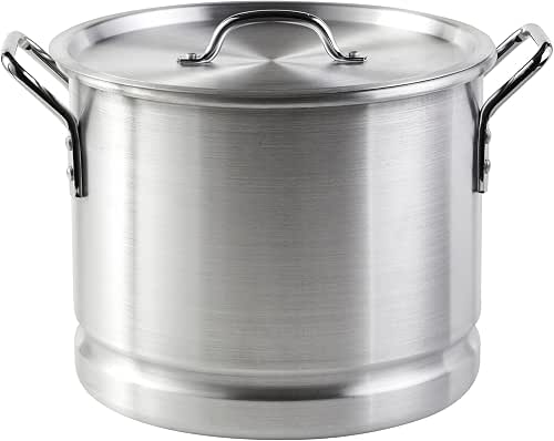 IMUSA 24 Qt Aluminum Steamer Vaporera | Polished Finish, Riveted