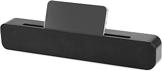 Drumstone 10W Portable Home TV Soundbar with Dynamic Thunder Sound, 2400mAh Battery, Bluetooth Wireless Stereo Audio & Compact Sleek Design, USB Rechargeable Speaker for TV, Music & Entertainment