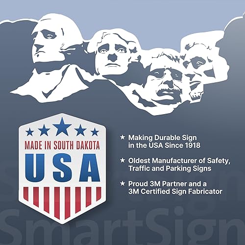 Vista 71 de SmartSign -S-9392-AL-14 Advertencia - Vigilancia de audio y video en servicio en todo momento Aluminio de 10" x 14" - Negro/Rojo sobre Blanco