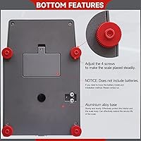 Vista 6 de Báscula de laboratorio de precisión de 1200 gx0.0.04 oz, balanza analítica precisa, balanza electrónica digital, báscula de precisión