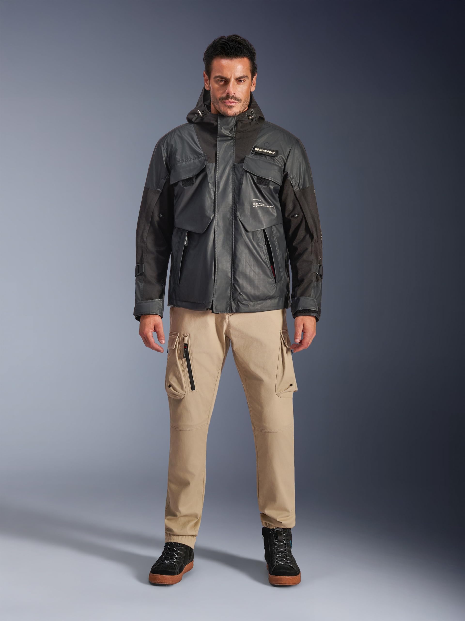 Alpinestars Mospher WP wodoodporna kurtka tekstylna motocyklowa, czarny, 3XL