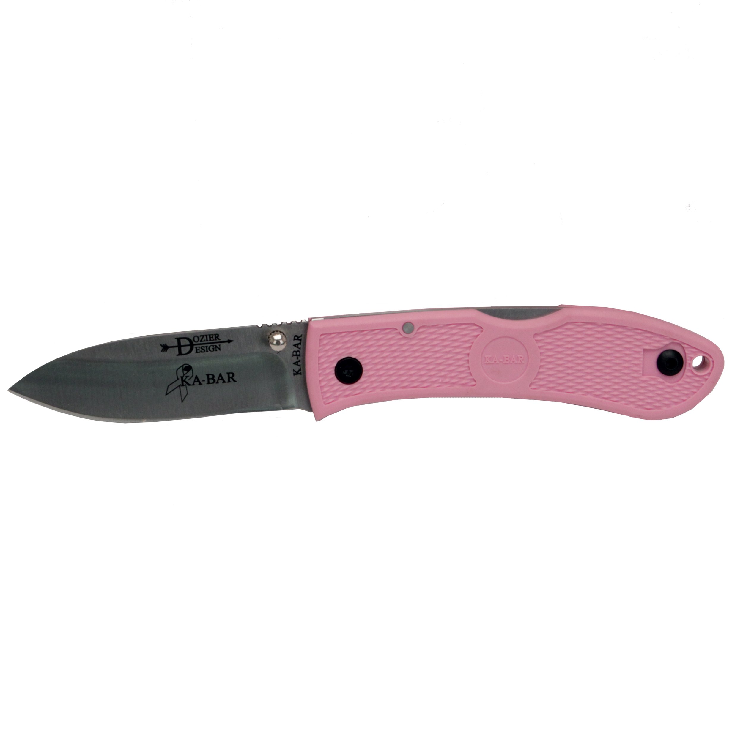 Dozier Folding Hunter, Pink Zytel Handle, Plain