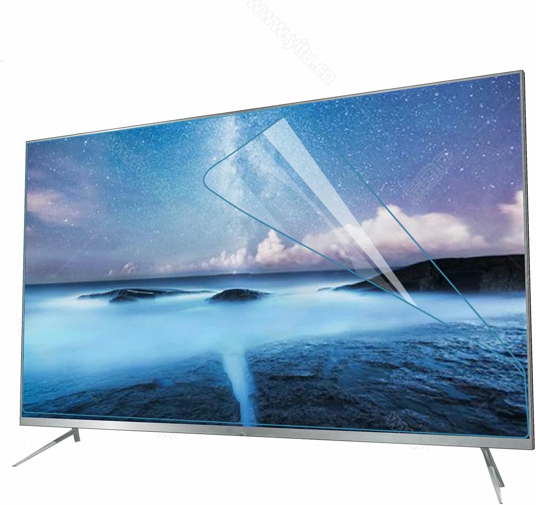 Protecteur d'écran TV pour salon lumineux : profitez de votre film sans reflets en 65 pouces
