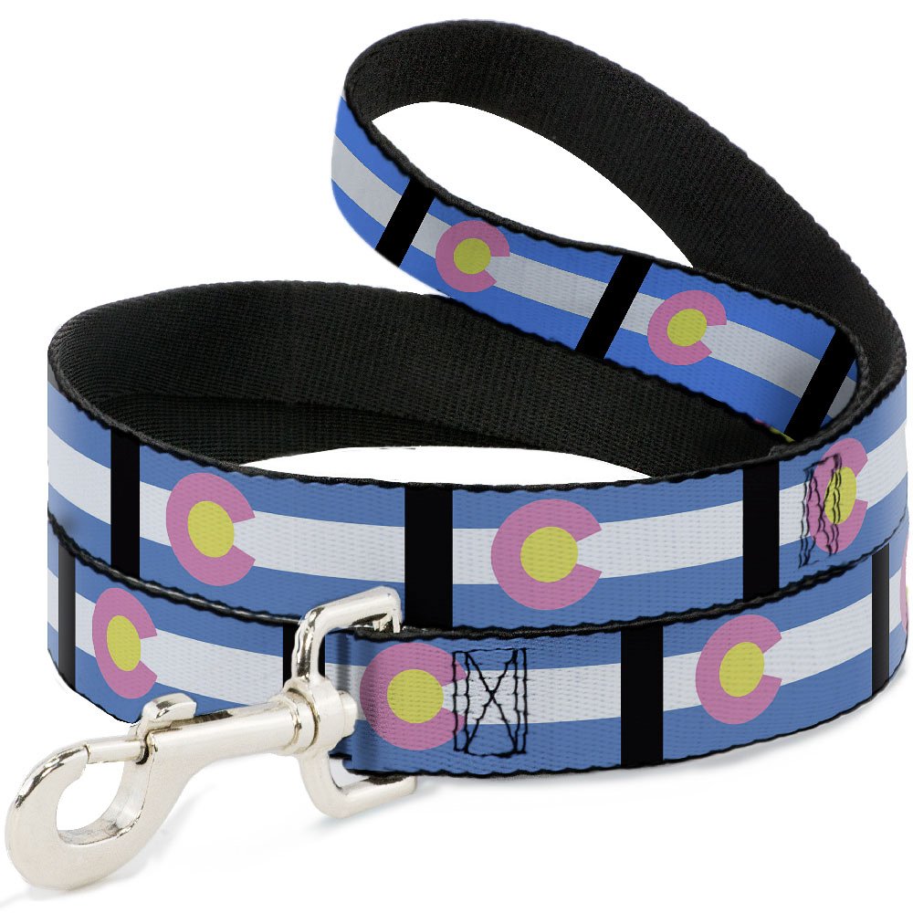 Laisse pet leash Colorado drapeaux pastel pour de belles balades urbaines