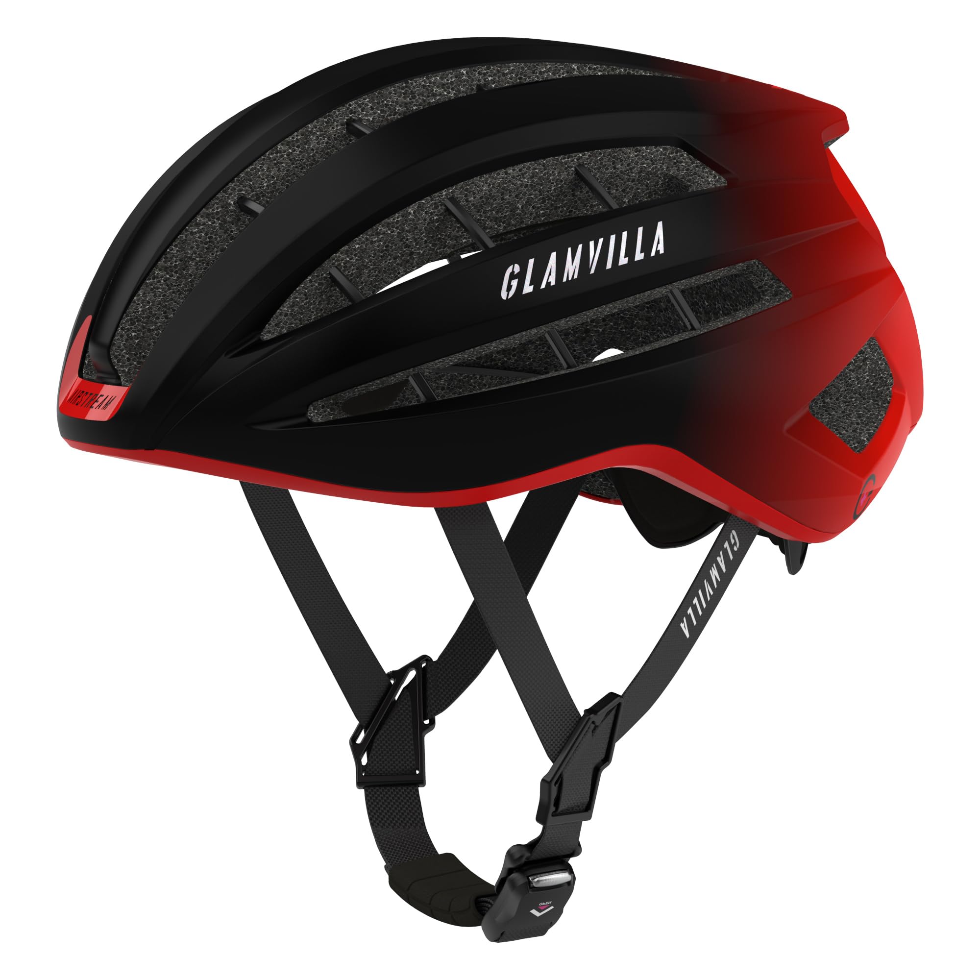 Casco da bici da corsa per uomo e donna, da città, da trekking, professionale, ultra leggero, ventilato, con fibbia magnetica a scheletro