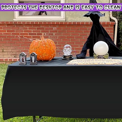 Miniatura 4 de VAIPI 23 manteles de plástico desechables de colores surtidos de 108 x 54 pulgadas, manteles rectangulares de colores verdes, desechables,