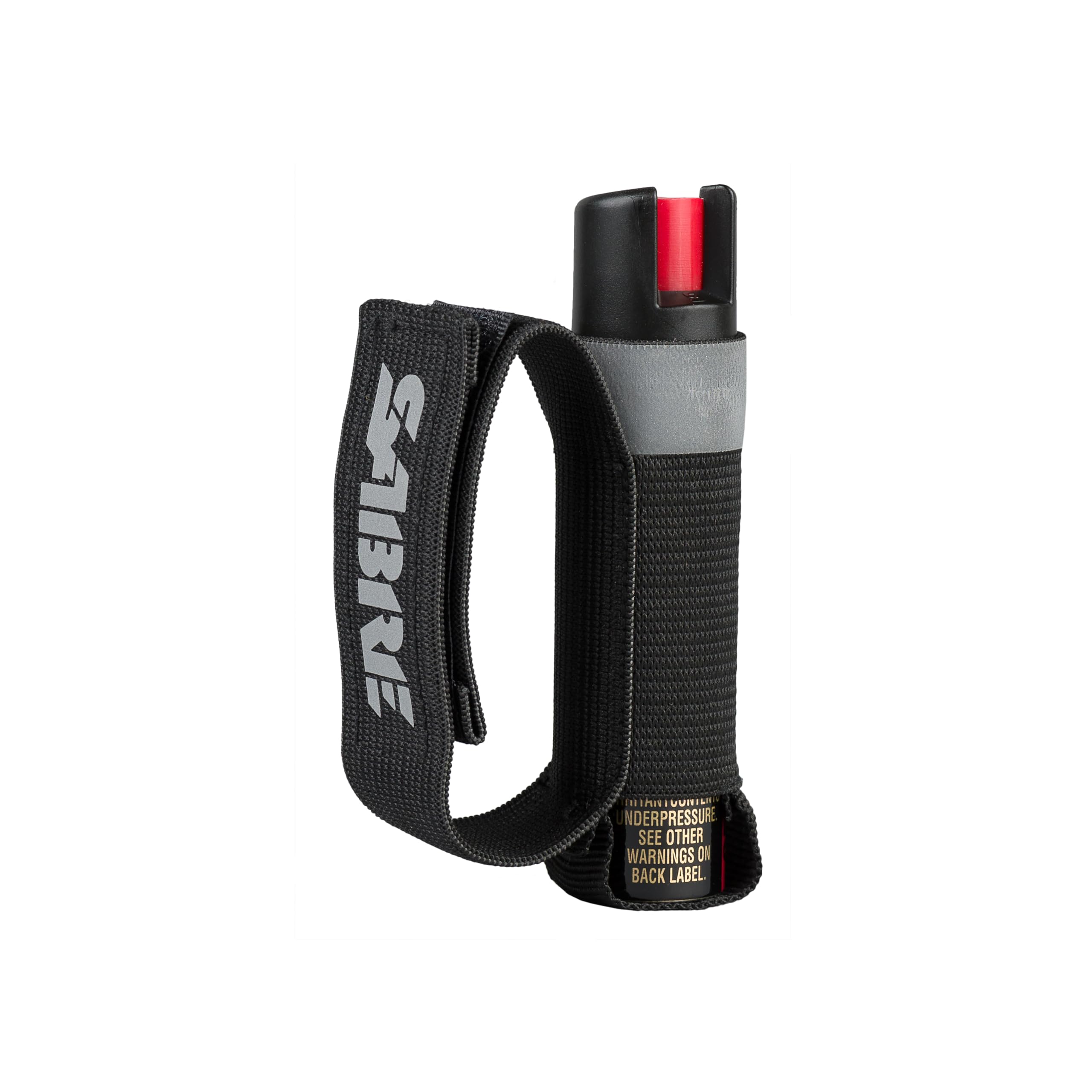 SABRE Runner Defense Spray, 3-in-1 Formula Contains Pepper Spray, CS Military Tear Gas & UV Marking Dye, Max Strength, Reflective Hand Strap, 4X longer spray time, Secure & Easy to Use Safety