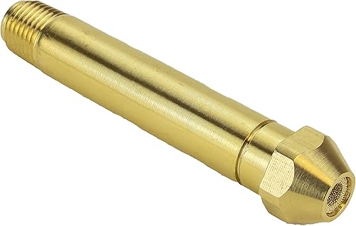 SÜA - Tetina CGA-300 para reguladores de acetileno y cloruros de etilo - Longitud: 3-1/2 pulgadas Tamaño de rosca: 1/4 '' NPT - 500 PSI