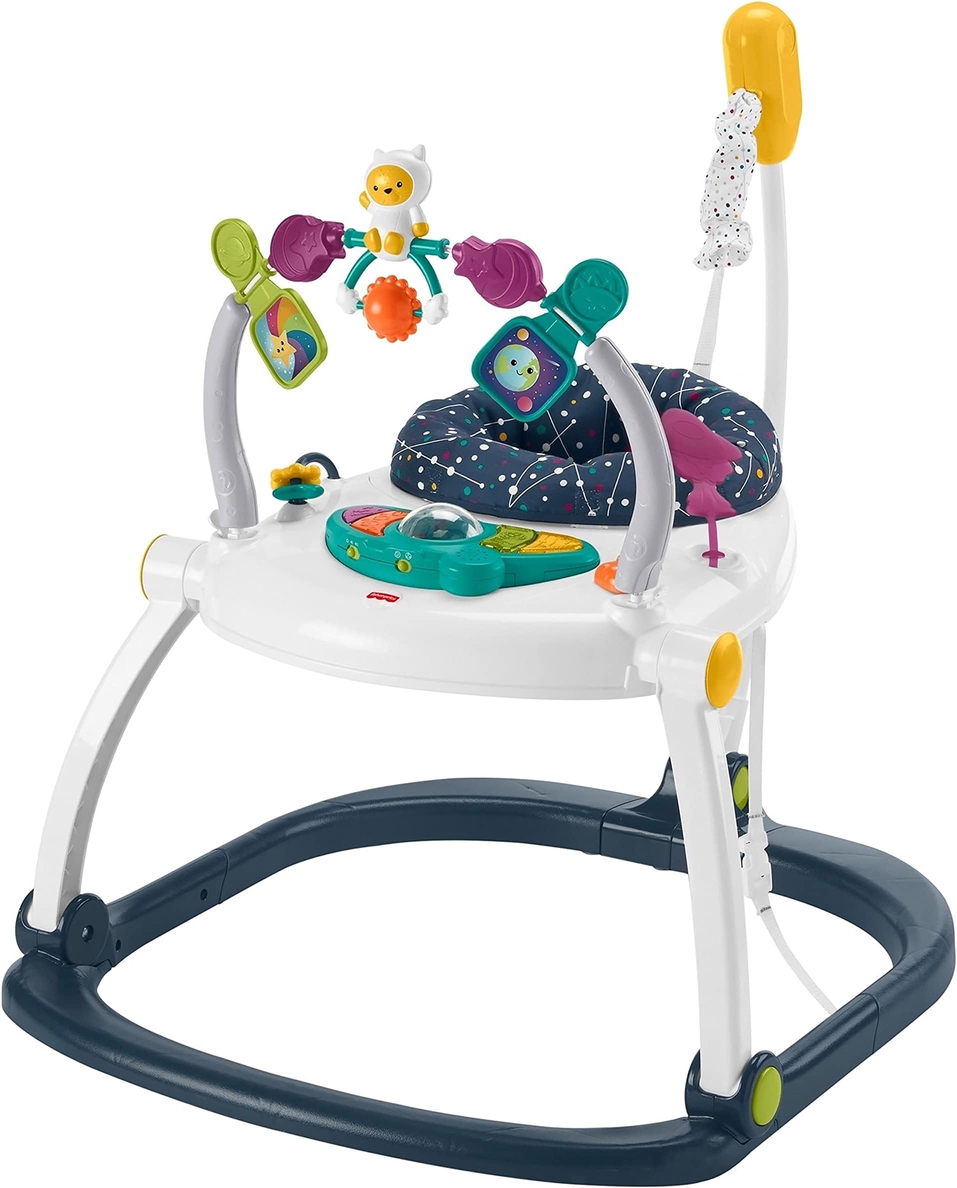 Baby Jumperoo Baby Bouncer and Activity Center with Lights and Sounds, Astro Kitty SpaceSaver