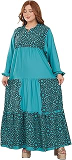 عباية قطن 100% باكمام طويلة للنساء من الامل شوب