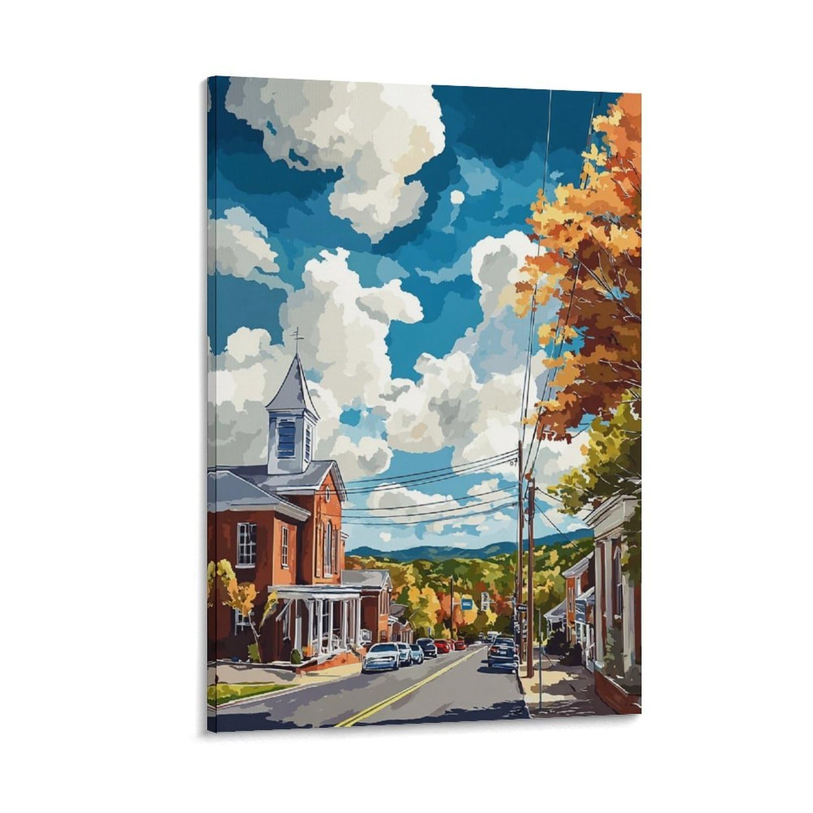ZBBGGOZ Bloomsburg Poster 08x12inch(20x30cm) Canvas Wall Posters And Art Picture Print Modern Family Bedroom Decor