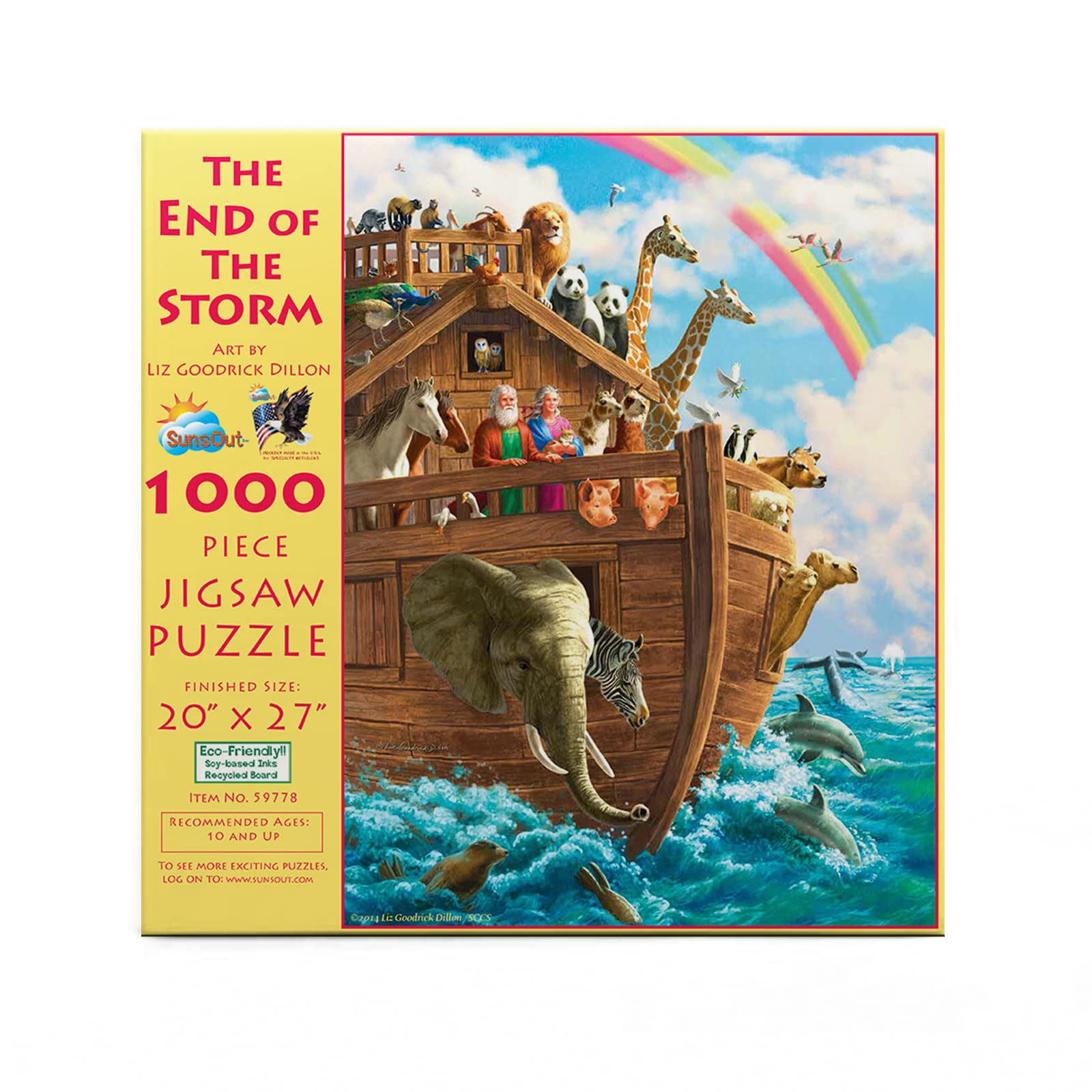 Amazon.com: SunsOut The End of the Storm 1000 Piece Adult Jigsaw