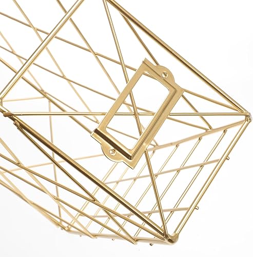 Miniatura 6 de STOBOK Organizador de escritorio de metal, caja de almacenamiento, organizador de libros, estante práctico, suministros de oficina para revistas,