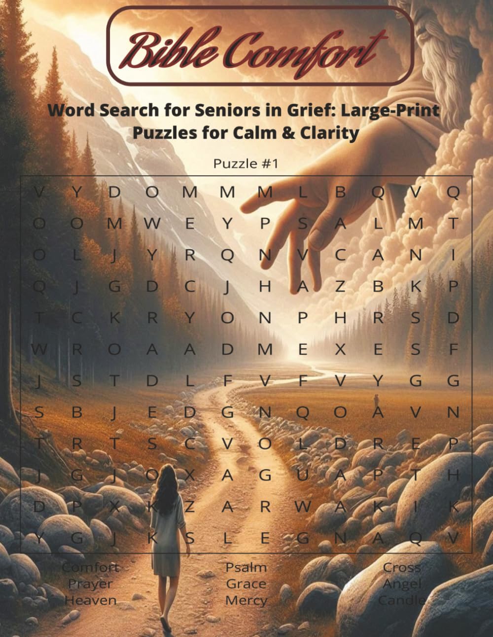 Bible Comfort Word Search for Seniors in Grief: Large‑Print Puzzles for Calm & Clarity: A Gentle Faith Companion with Big‑Print Puzzles for Healing, ... Grief, Strengthen Faith, and Restore Calm