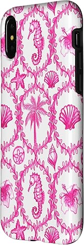 Miniatura 8 de Funda rosa hawaiana para iPhone 11 Pro Max Coastal Nieta Coco Girl Preppy