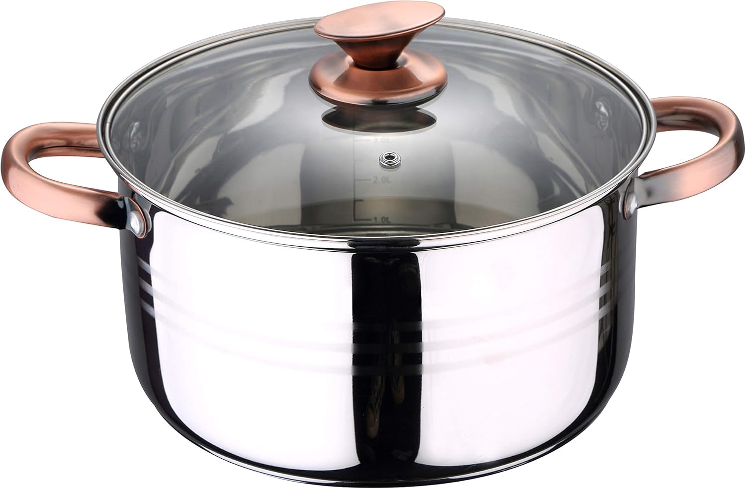 San Ignacio Cookware, Stainless Steel, 8 Pieces Bateria Copper