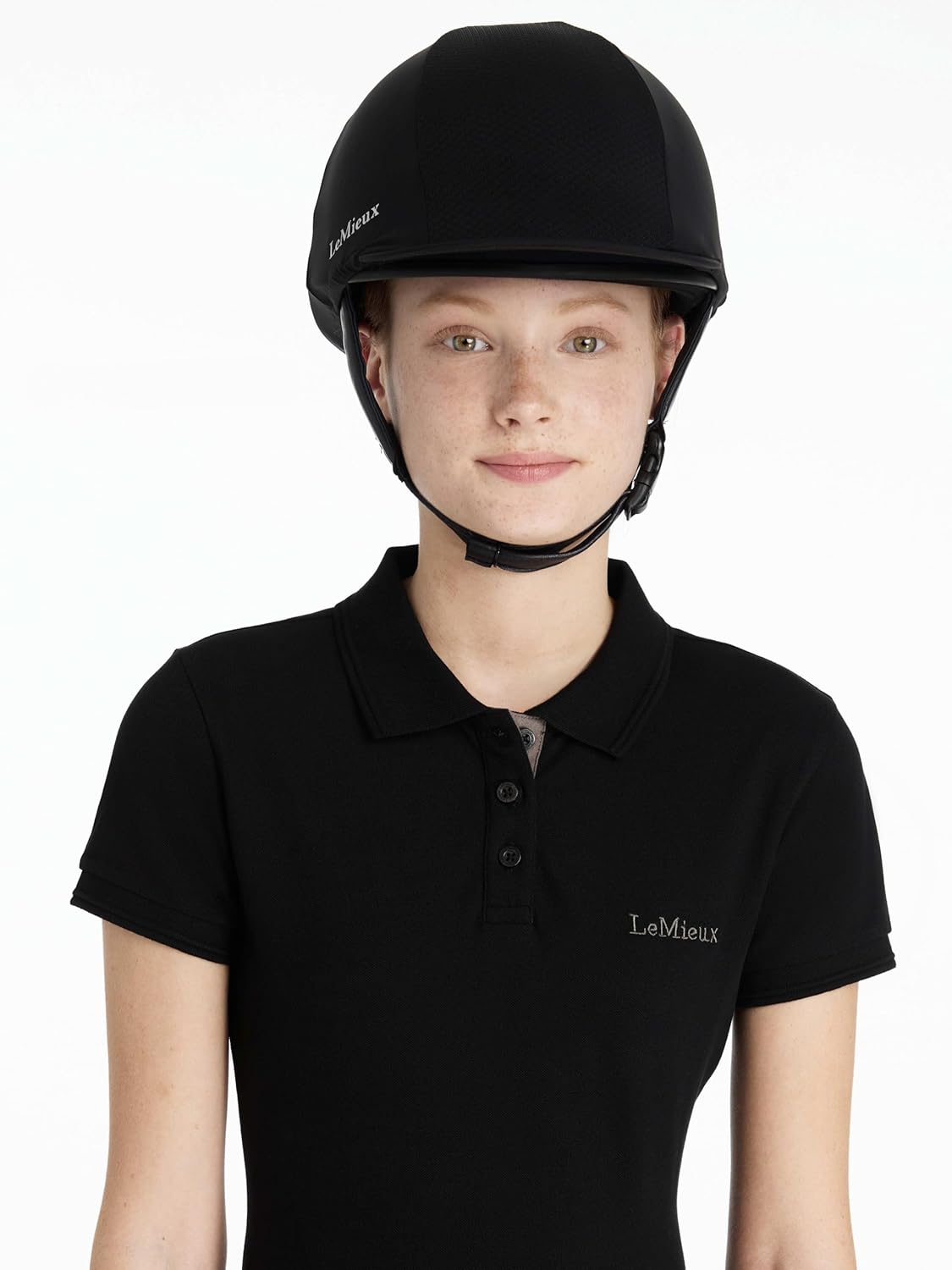LeMieux Pro Mesh Hat Silk - Mesh Inserts for Breathability - Four-Way Stretch Fabric