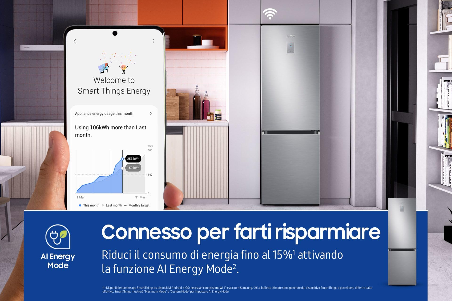 Samsung RB34C671DS9 - Frigorifero combinato, 344 litri, No Frost [Classe energetica D]