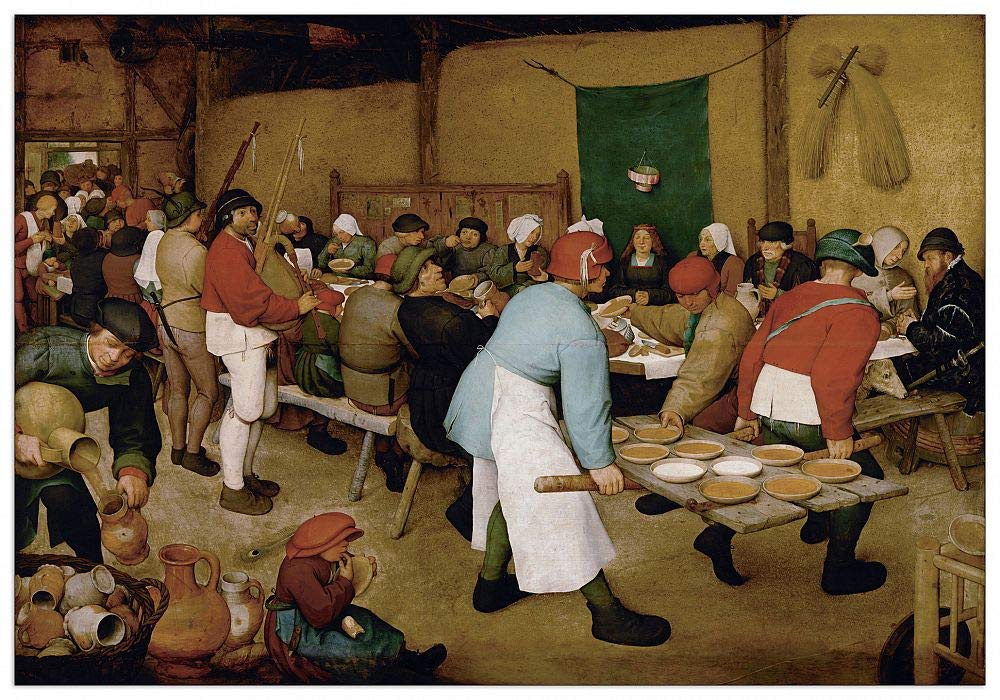 Panneaux décoratifs Brueghel pour habiller un grand mur vide de salon