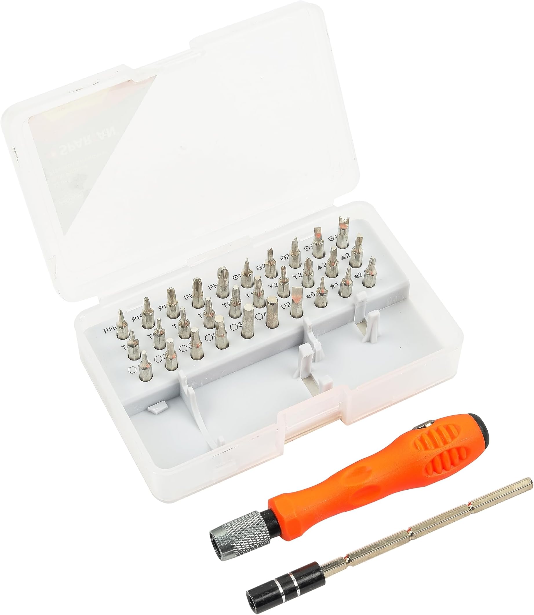32-In-1 Mini Precision Screwdriver Bits Set with Magnetic Flexible Extension Rod, Screwdriver Set For Mobile, Laptop, Camera/Multipurpose Application, 1 Piece (Random Color)