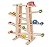 Eichhorn 100002029 Große Rollbahn aus Kiefernholz, 7-teilig, mit 6 Rollelementen, Kugelbahn für Kinder ab 1 Jahr, Größe: 67 x 56 cm Single