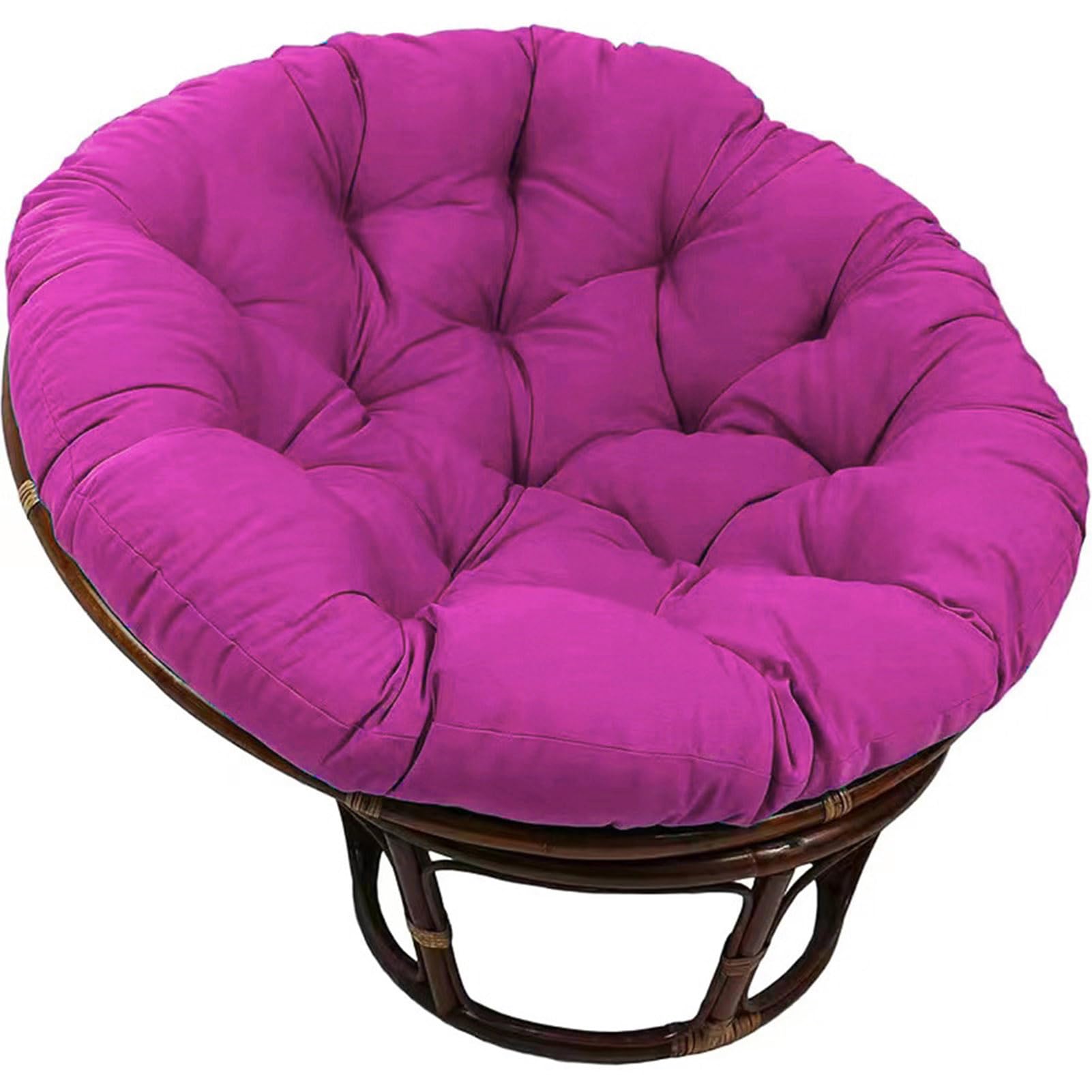 Cojín para silla de huevo impermeable y engrosado lavable en color púrpura