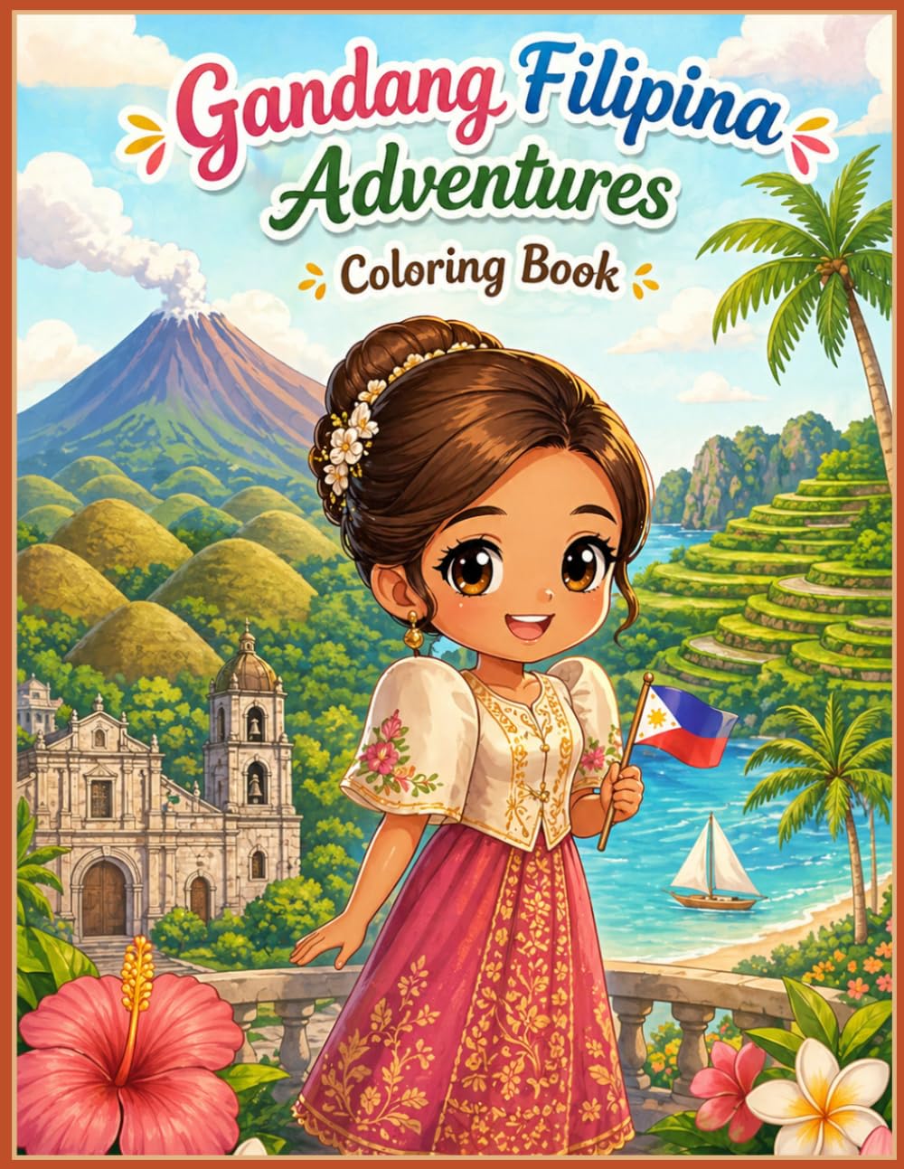 Gandang Filipina Adventures Coloring Book: Explore & Color the Beautiful Places of the Philippines • 25 Relaxing Pages of Culture & Nature