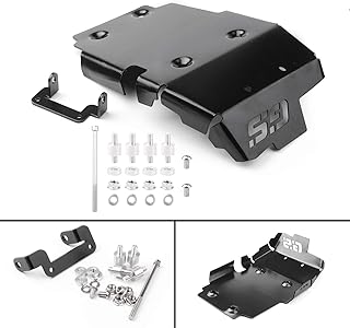 Artudatech Motorrad-Motor-Stator-Abdeckrahmen, Moto-Aluminium-Motorschutz, Schutzblech-Set für B M W F650GS,F700GS,F800GS