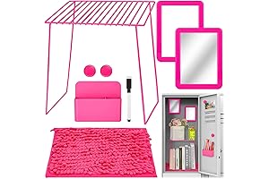 8-Piece Locker Accessory Kit for Girls Locker