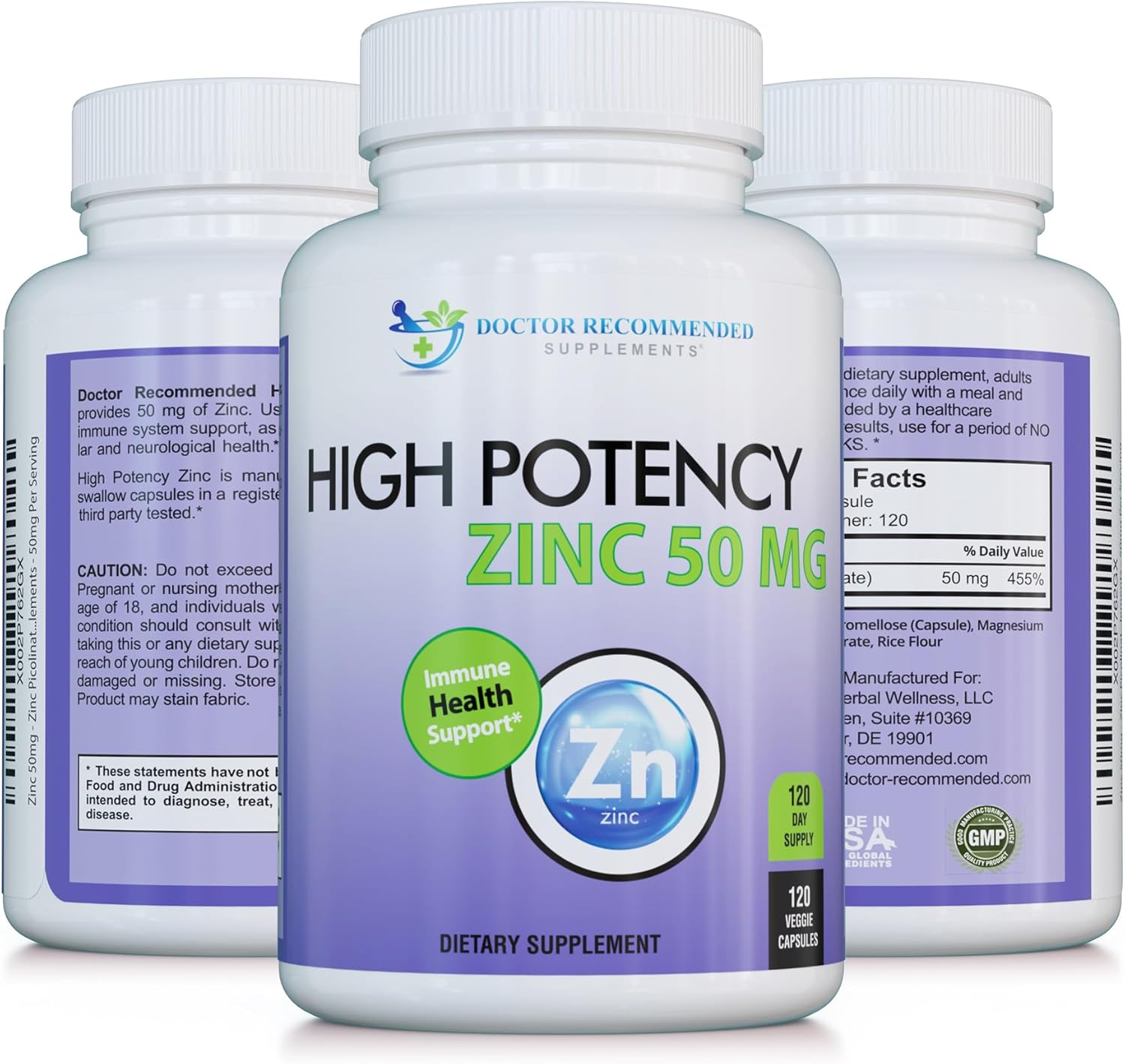 Zinc 50mg – Zinc Picolinate Immune Health Support Supplement 120 Veggie Capsules for Adults and Kids Vitamin, Well-Absorbed High Potency Pure Zinc Supplements – 50mg Per Serving Zinc 50mg – Zinc Picolinate Immune Health Support Supplement 120 Veggie Capsules for Adults and Kids Vitamin, Well-Absorbed High Potency Pure Zinc Supplements – 50mg Per Serving