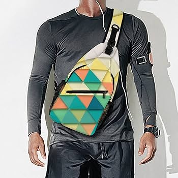 ライムグリーン 三角形ボディバッグ ライムグリーン 三角形ボディバッグ