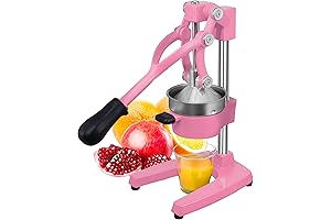 Commercial Heavy-Duty Pink Lemon Squeezer