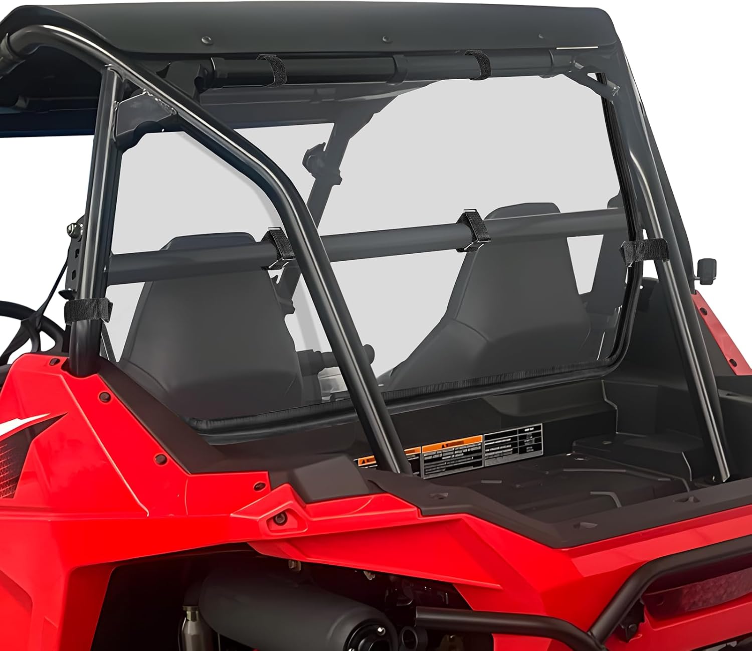 MDPROMCP RZR 200 Rear Windshield Compatible with 2022+ Polaris RZR 200 Clean Window PC All-Weather Protection Fit for Most Hard Soft Roof