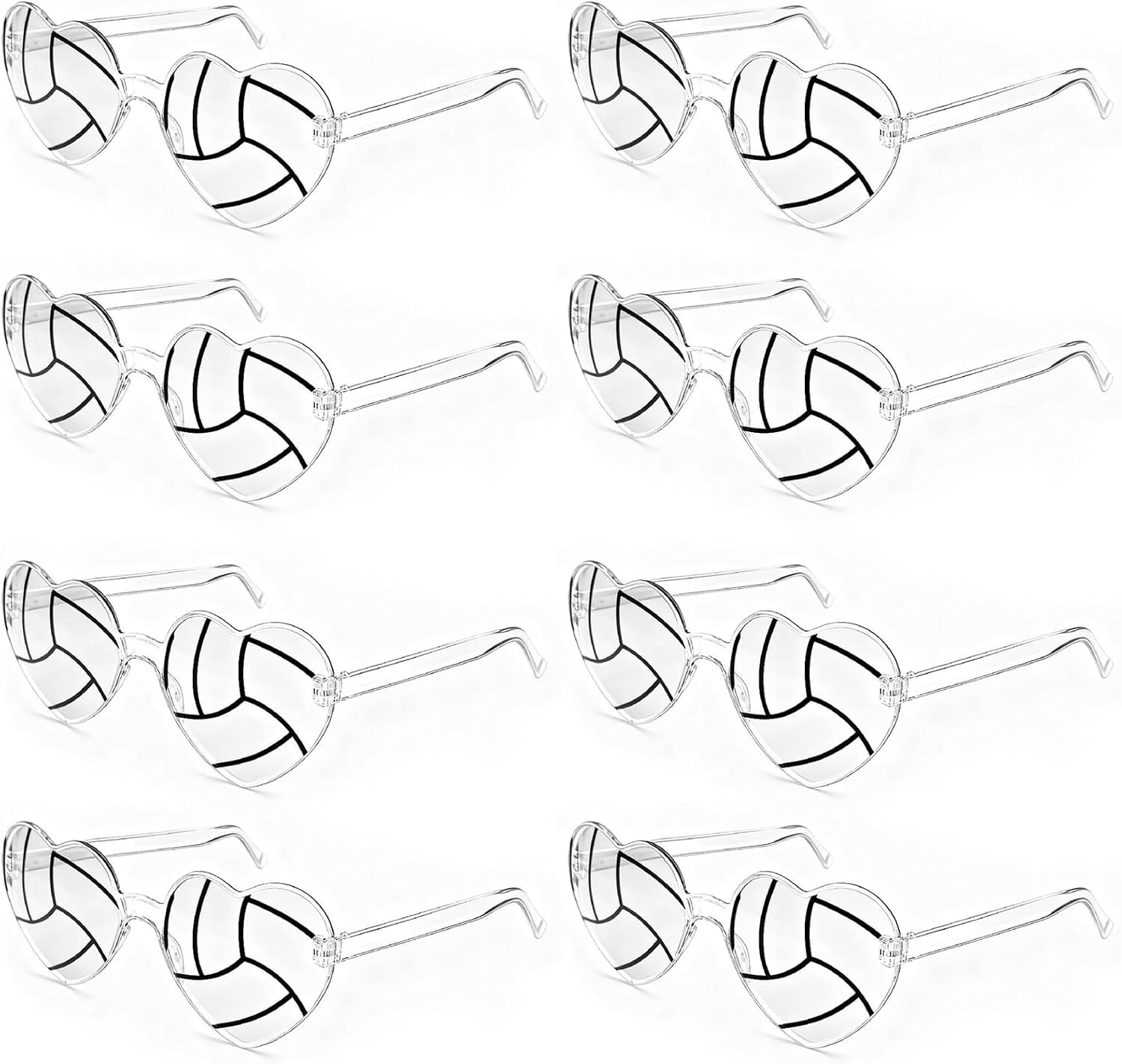 Heart Sport Sunglasses Football Volleyball Soccer Basketball Bulk for Coach Team Player