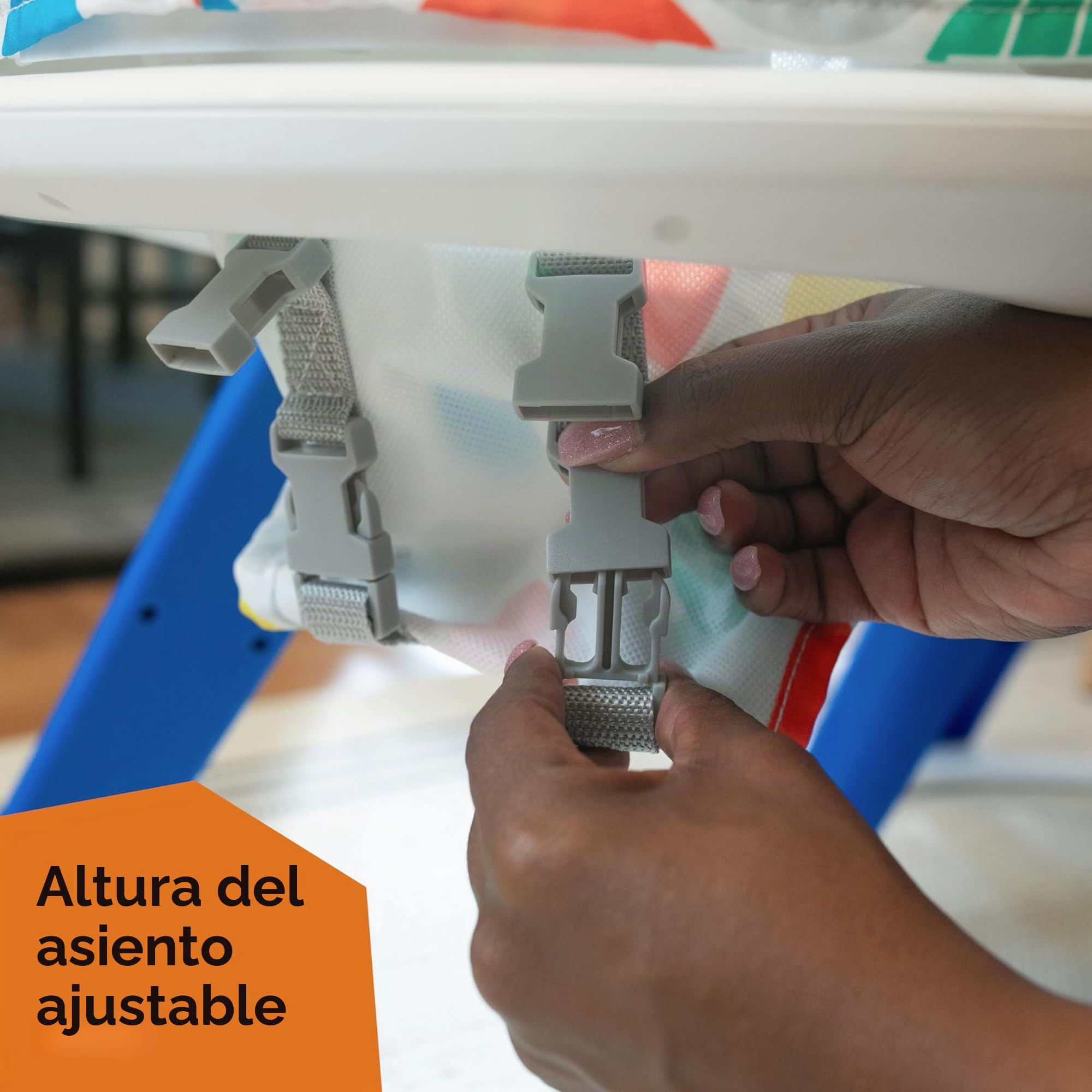 Baby Einstein, Centro y Mesa de Actividades Around We Grow, Andador Evolutivo, Estación de Juguetes Extraíble, Multilingüe, Asiento Gira 360°, Altura Ajustable, a partir de 6 meses