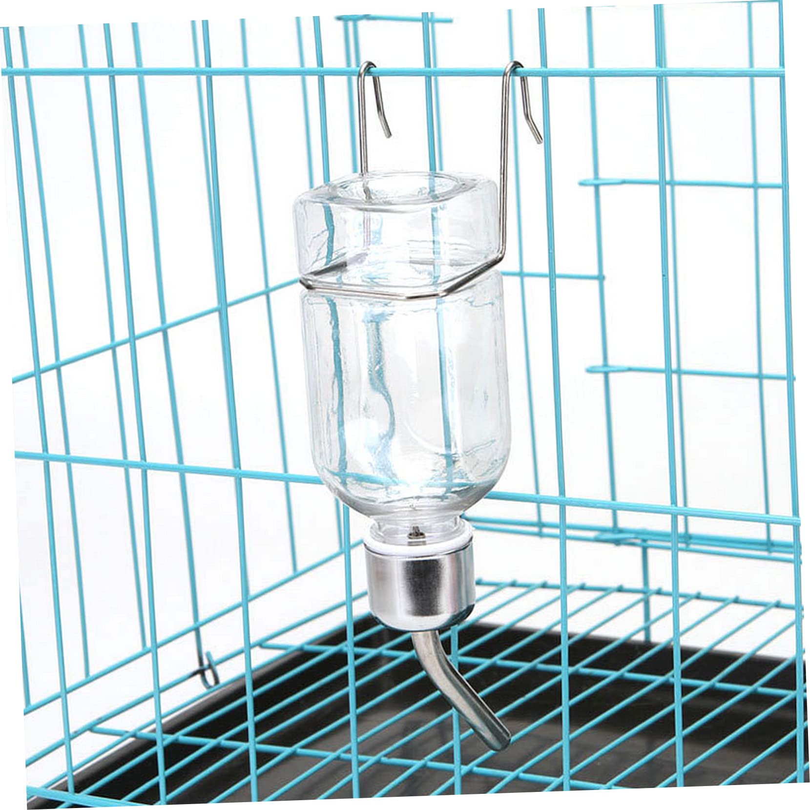 BESPORTBLE 6 Pièces Biberon Lapin Nain Distributeur Eau Suspendu pour Petits Animaux Étanche sans Fuite Pratique pour Rongeurs et