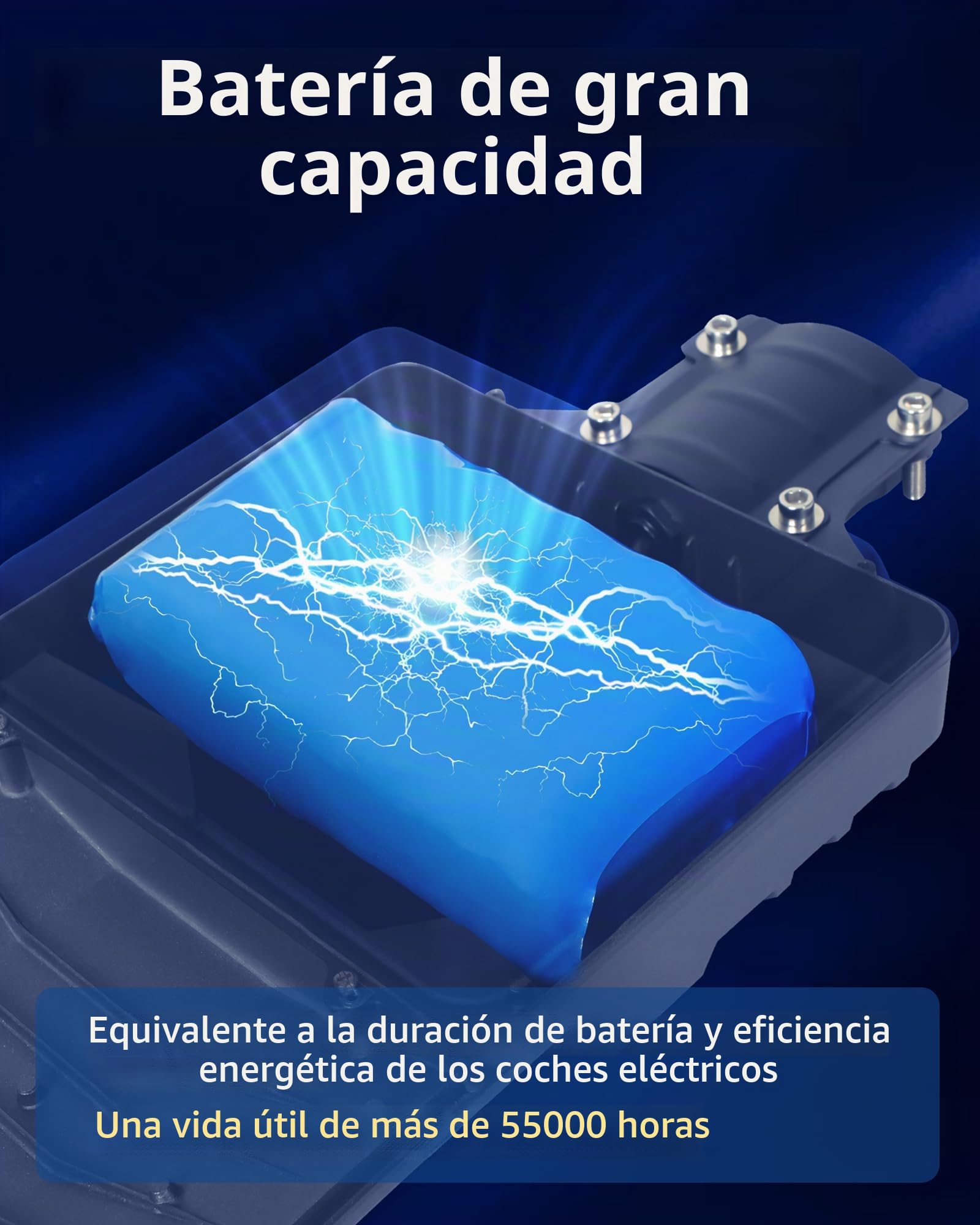Gefolly SL-18000W Farolas Solares Exteriores, Focos Led Exterior Solares