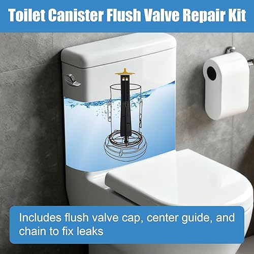 Miniatura 2 de Kit de repuesto de válvula de descarga de recipiente, compatible con Kohler GP1229656, K-1188999, K-1188998, para sistema AquaPiston, incluye guía