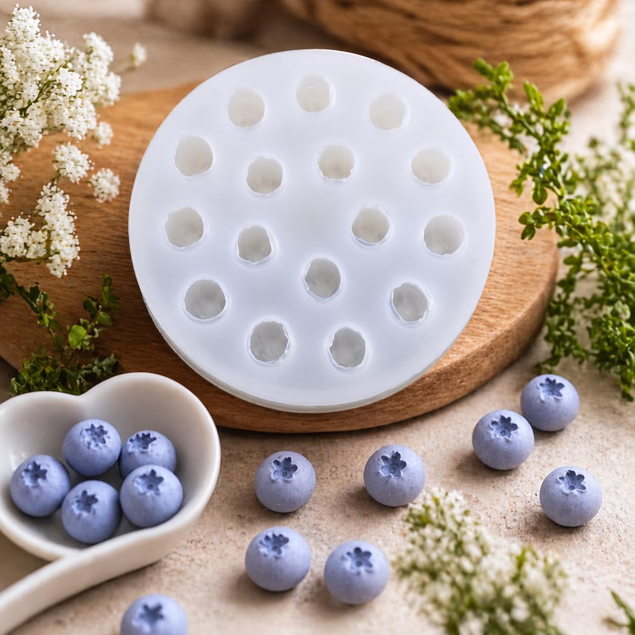 Blueberry 16C | Perfect for Cake Decorating, Crafting, and DIY Projects, These molds Feature Intricate Designs Like Floral Patterns, lace, Geometric Shapes, and More.-image-21