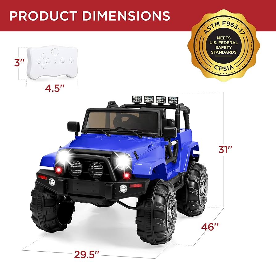 保育士対策セット Amazon.com: Best Choice Products Kids 12V Ride On Truck