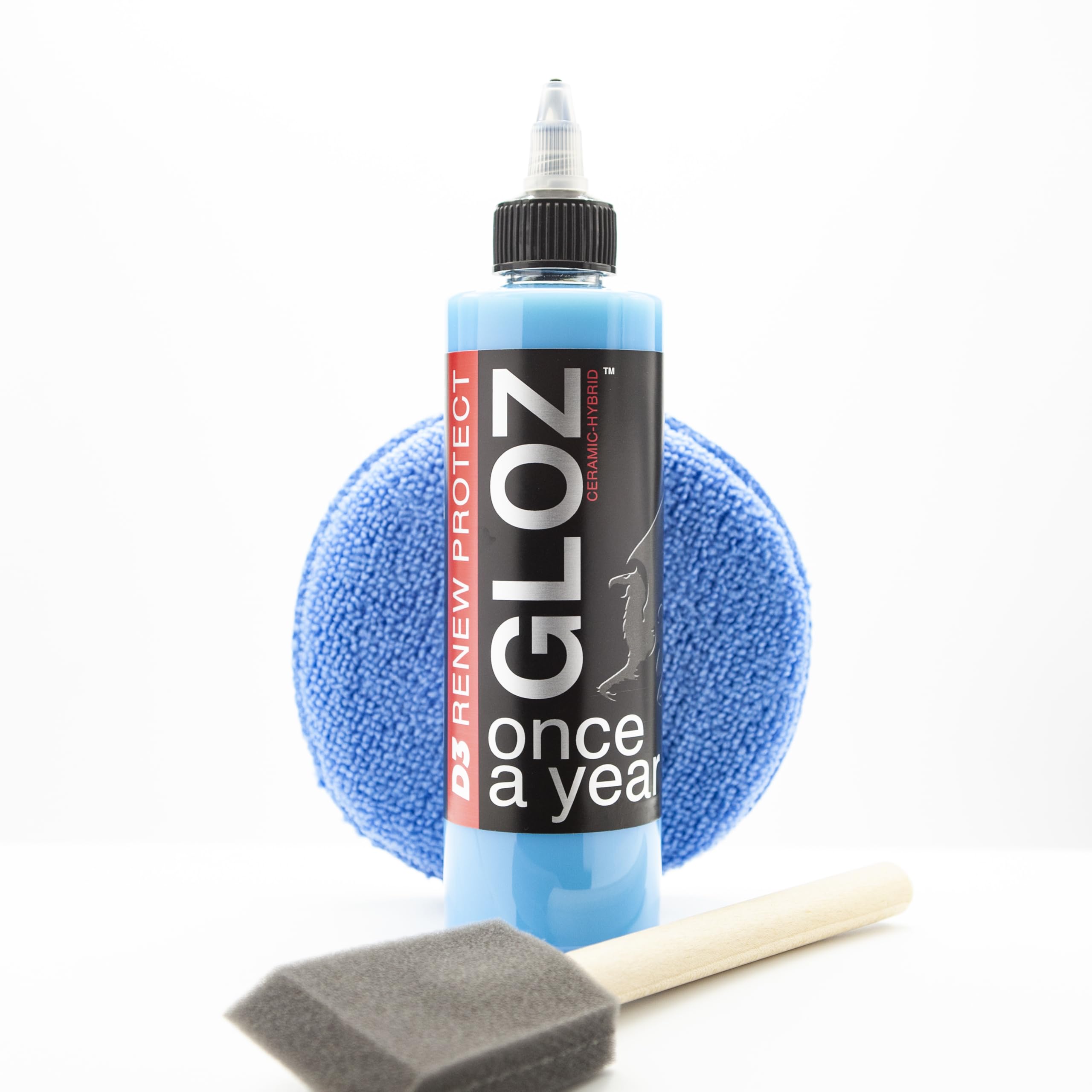 グロス、永続的な保護 - プラスチックとビニールの修復、色を変更、タイヤの乾燥ロットを防ぎます - 耐候性、UVブロック、ドライシールキット。 8oz FBA_002016 Gloz 8oz