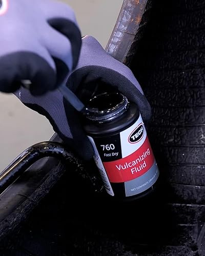 Miniatura 2 de TECH Chemical - Fluido vulcanizador, 8 onzas líquidas, cemento de goma para unión permanente de tapones, parches y fijaciones de tapas, ideal para