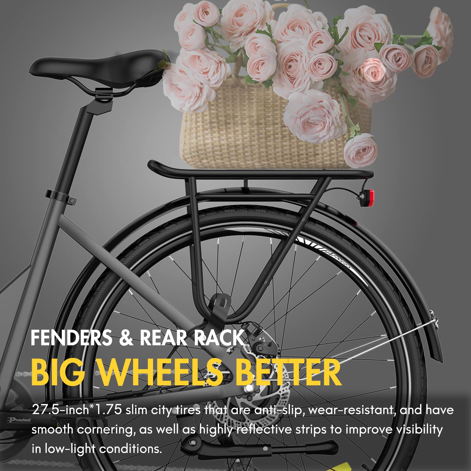 Fafrees F28 PRO E Bike Damen 27,5 Zoll 14,5Ah Akku, [ Offiziell ] E-Fahrrad Mountainbike 25km/h, E-Bike Herren Elektrofahrrad Erwachsene Fahrrad Pedelec 3,5 Zoll LCD Display mit App