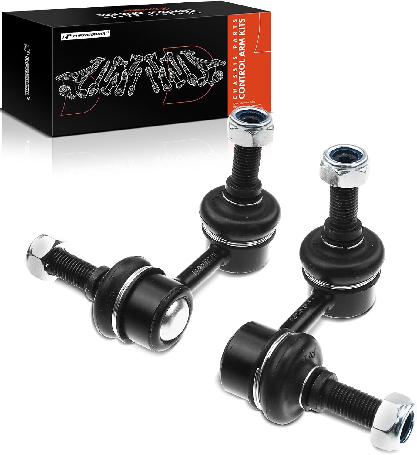 A-Premium 2 x Rear Sway Bar Links Stabilizer Bar Links, Compatible with Toyota Sequoia 2008-2019 & For Subaru Tribeca 2008-2014, B9 Tribeca 2006-2007