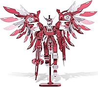 Vista 9 de Piececool Rompecabezas de metal 3D, kits de modelo Mecha, modelo de figura Titán, kits de bloques de construcción para adultos, rompecabezas 3D