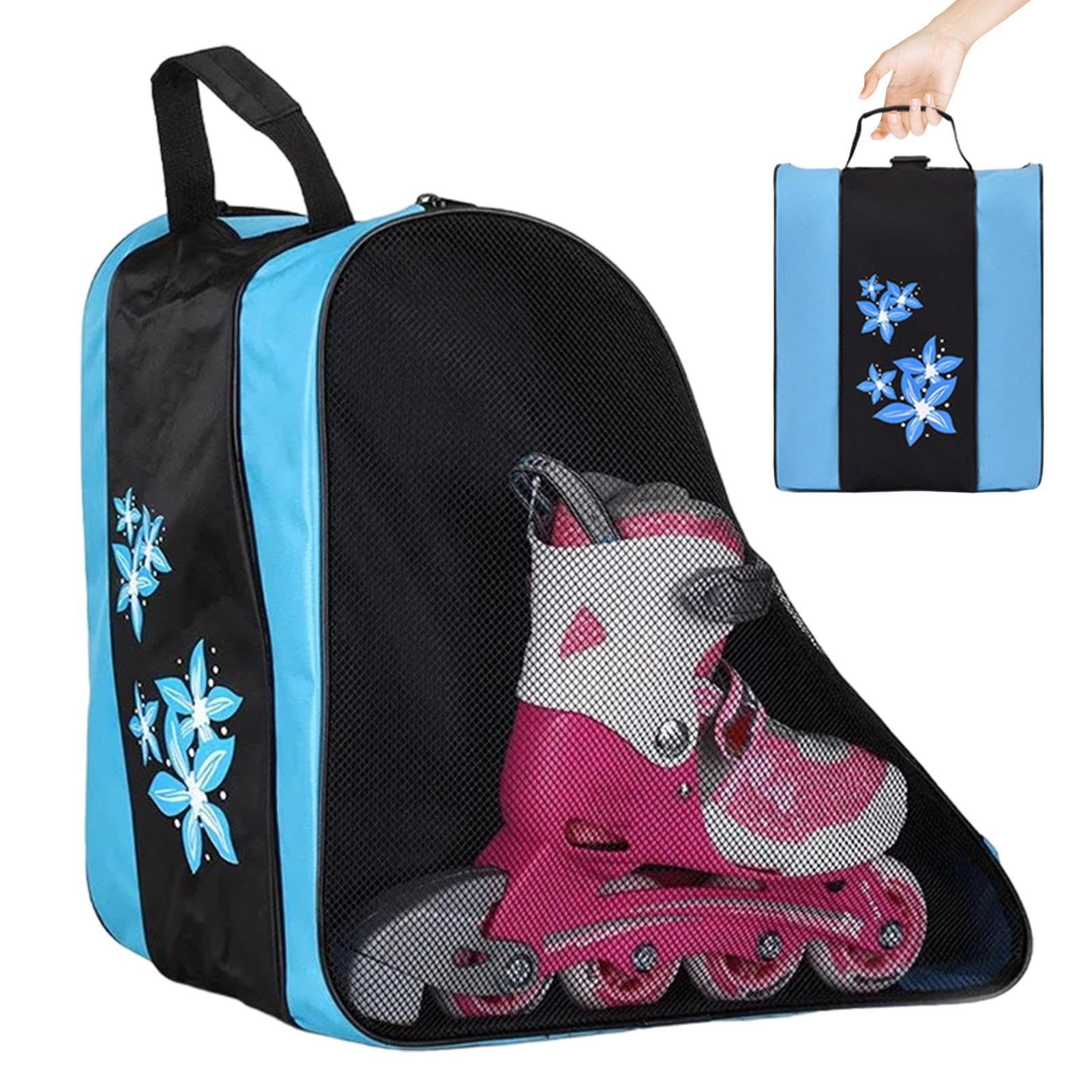 Rollschuhe Tasche, Schlittschuhe Tasche Für Kinder/Erwachsene, Kinder Skatertasche Schlittschuhe Tasche Für Inliner Ice Skate Bag Skischuhtasche Mit Trageriemen Schlittschuhtasche Rollschuhtasche