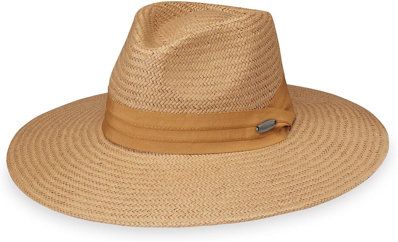 Wallaroo Hat Company Women's Klara Fedora – UPF 50+ UV Protection, Wide Brim, Packable, Adjustable Sun Hat