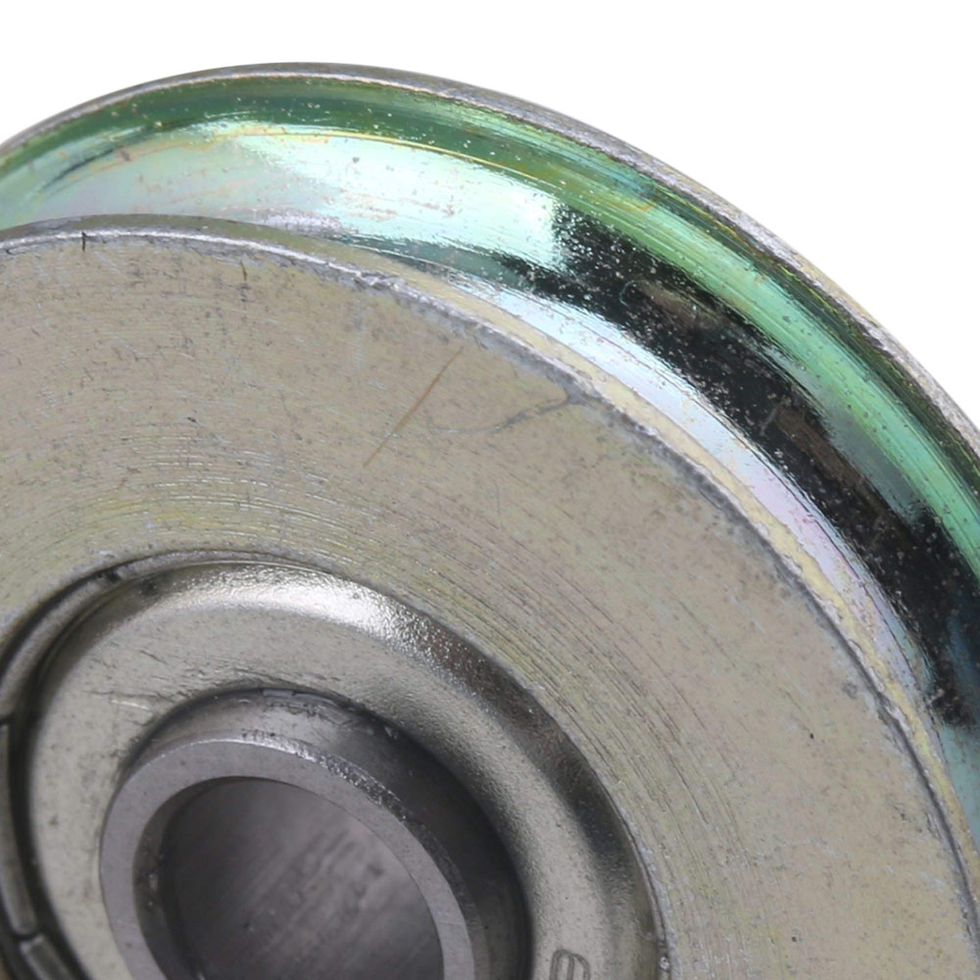Puleggia U-Sd per impieghi gravosi con cuscinetti a sfera 6200, struttura in alluminio e acciaio da 6,4 x 32 x 8 mm, prestazioni ottimali per sollevamento, sartiame e sollevamento
