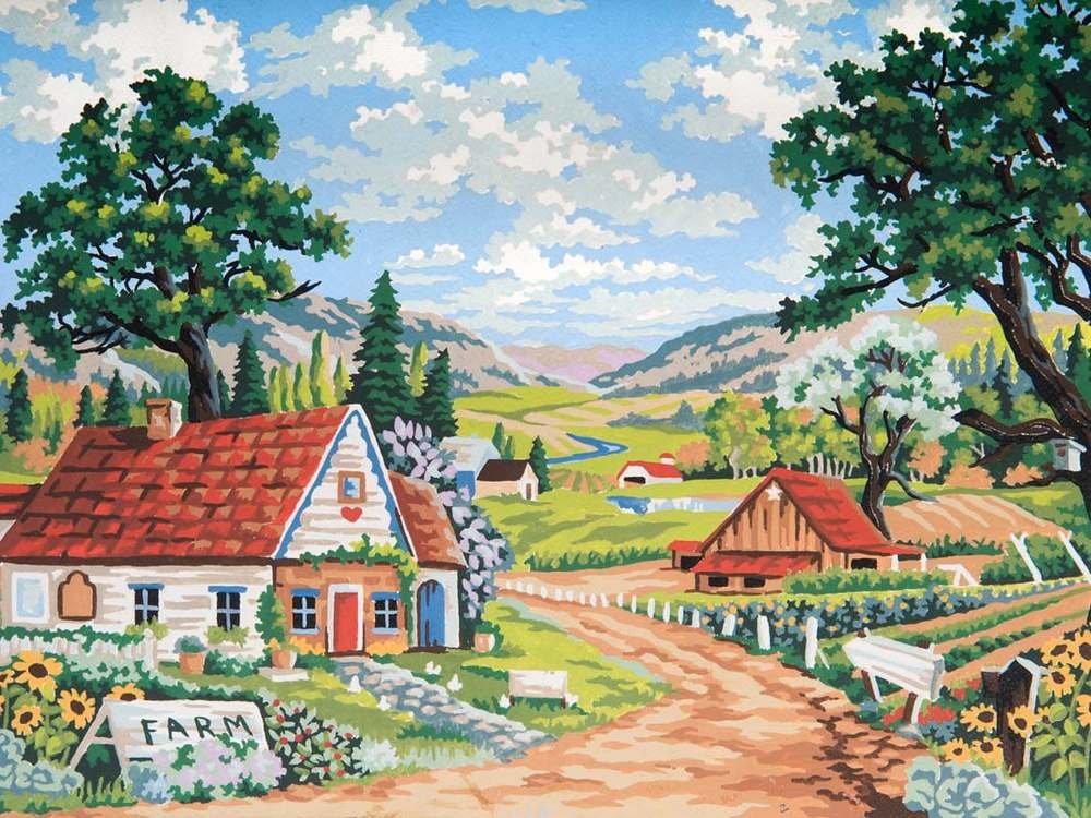 Grafitec Hobby Farm Tapestry Canvas